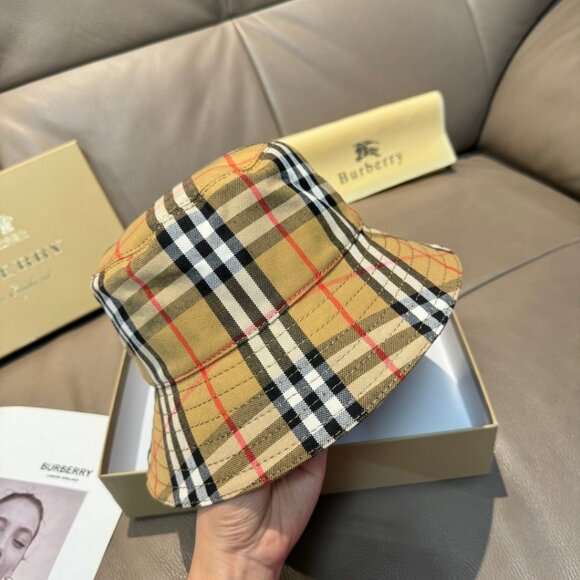 Burberry Tan and Cream Hat - Picture 3 of 7